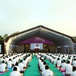 8th International Day of Yoga on 21.06.2022 organized by ISP Nashik, BNP Dewas and SPM Narmadapuram